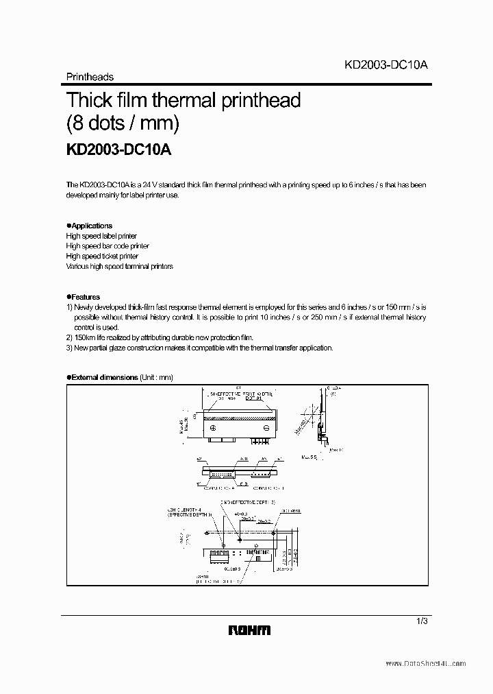 KD2003-DC10A_182708.PDF Datasheet