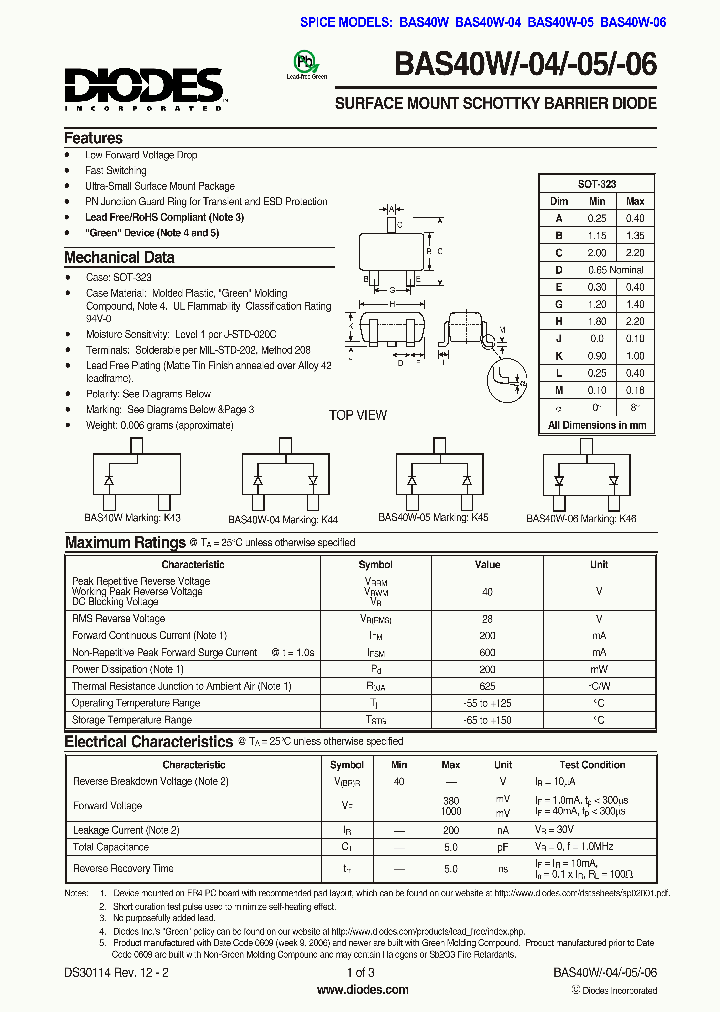 BAS40W-05-7-F_335486.PDF Datasheet