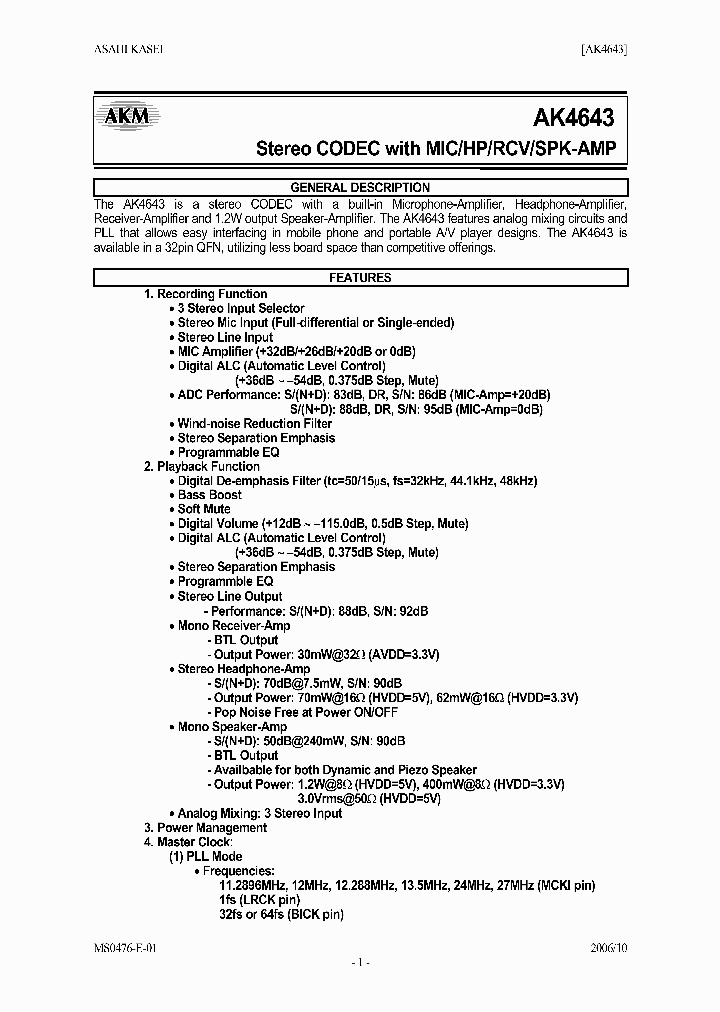 AK4643EN_404122.PDF Datasheet