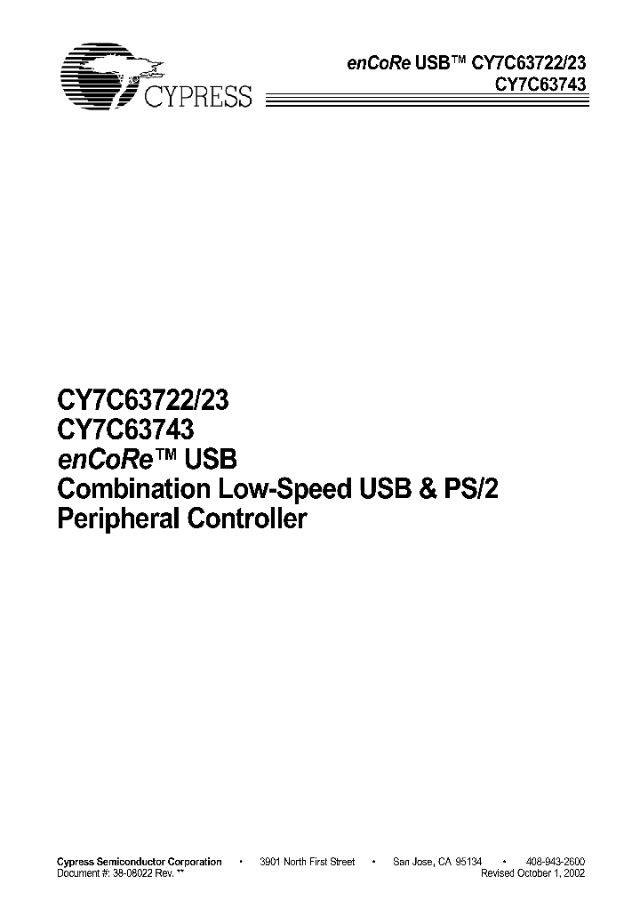CY7C63743-SC_327114.PDF Datasheet