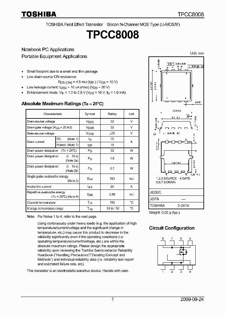 TPCC8008_419076.PDF Datasheet