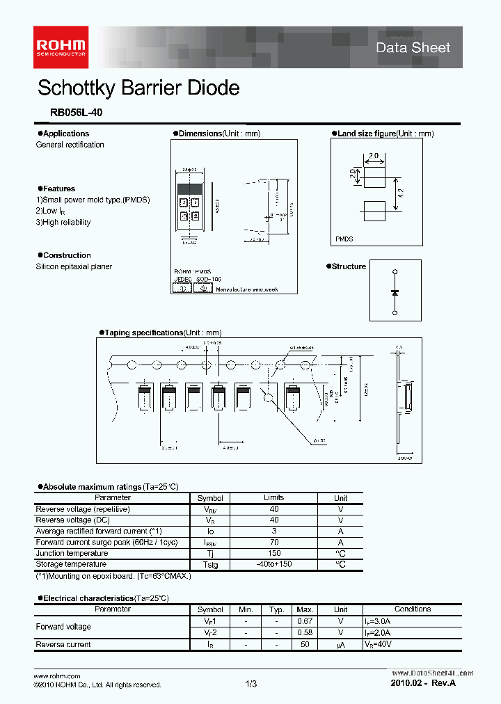 RB056L-40_196687.PDF Datasheet