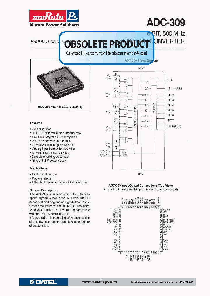 ADC-309_416581.PDF Datasheet