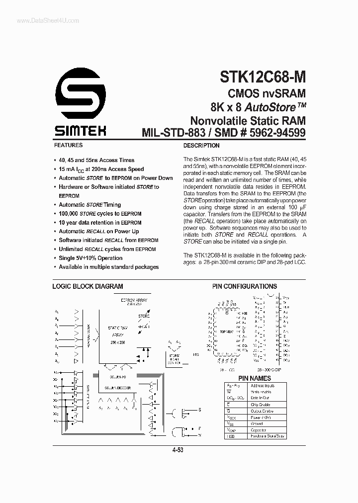 STK12C68-M_203593.PDF Datasheet