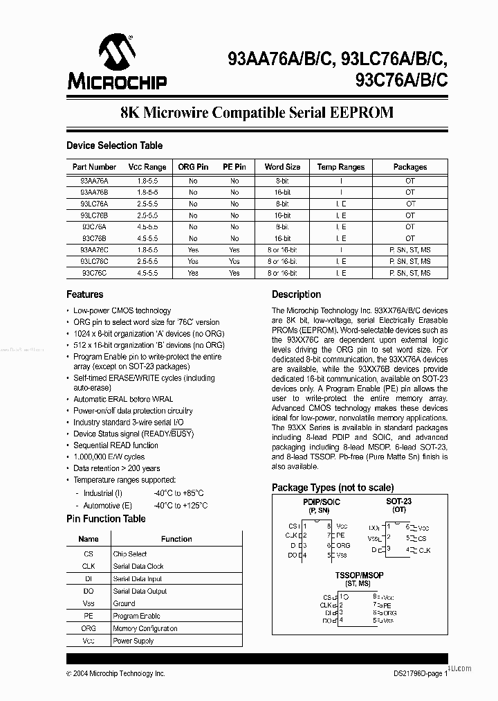 93LC76B_208778.PDF Datasheet