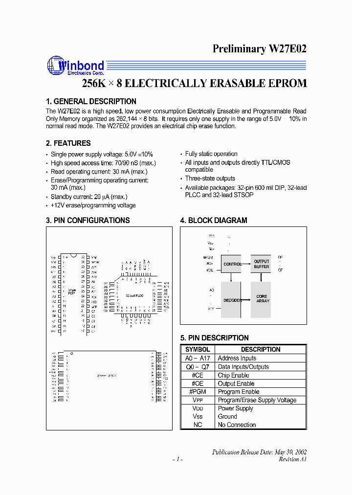 W27E02_248066.PDF Datasheet