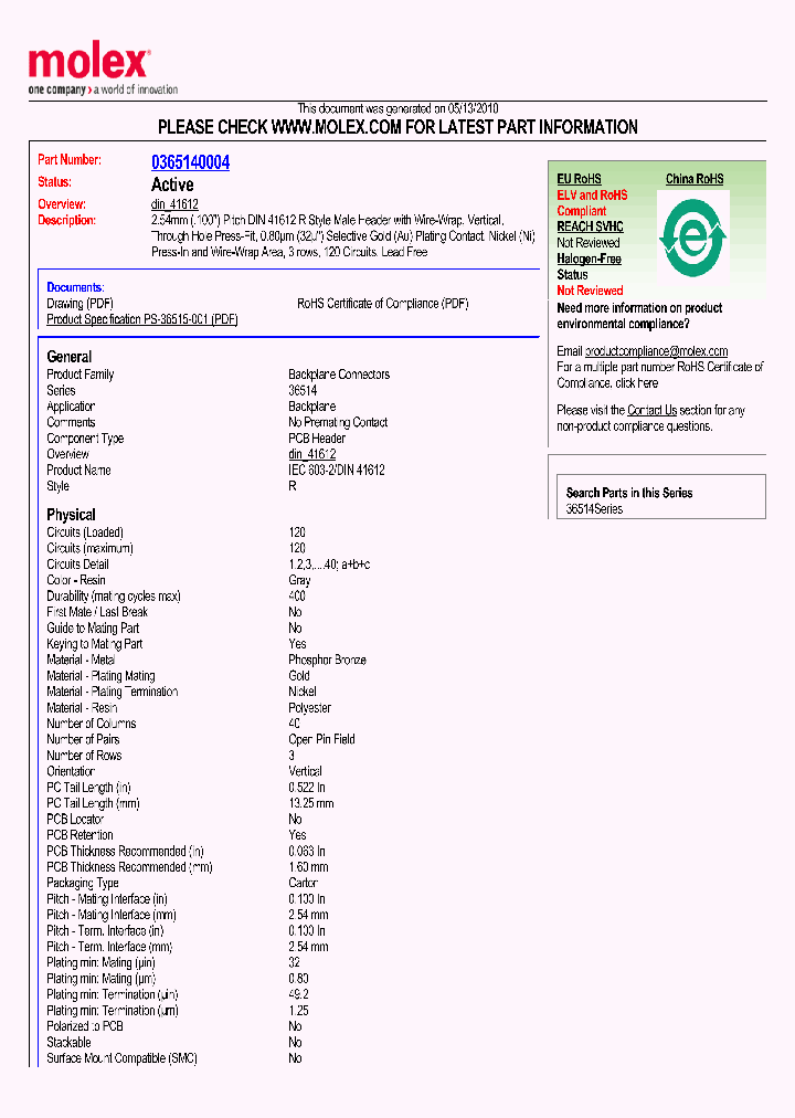 36514-0004_438398.PDF Datasheet