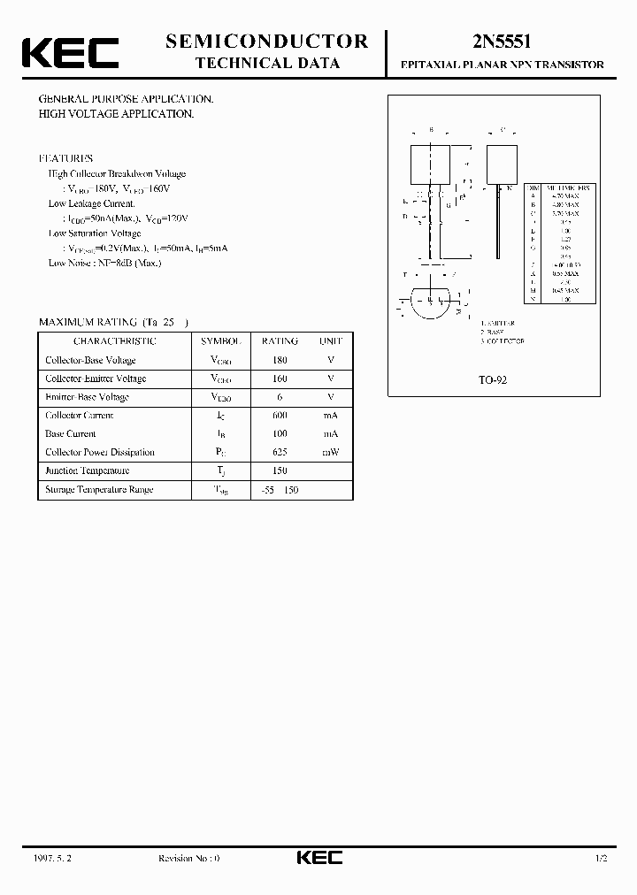 2N5551_249374.PDF Datasheet