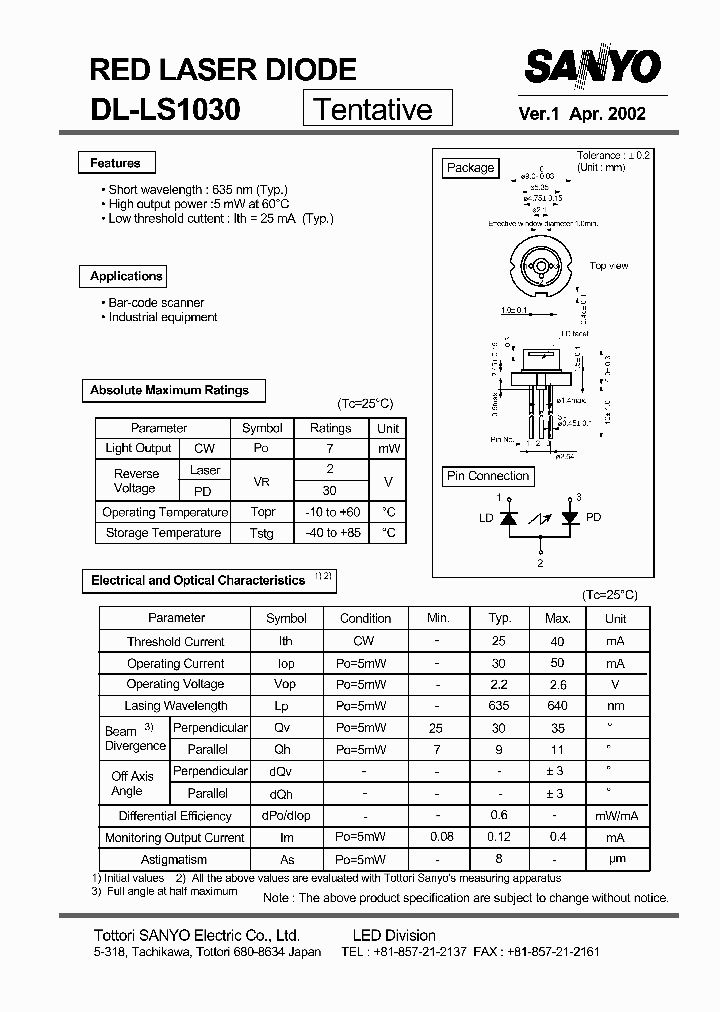 DL-LS1030_337023.PDF Datasheet