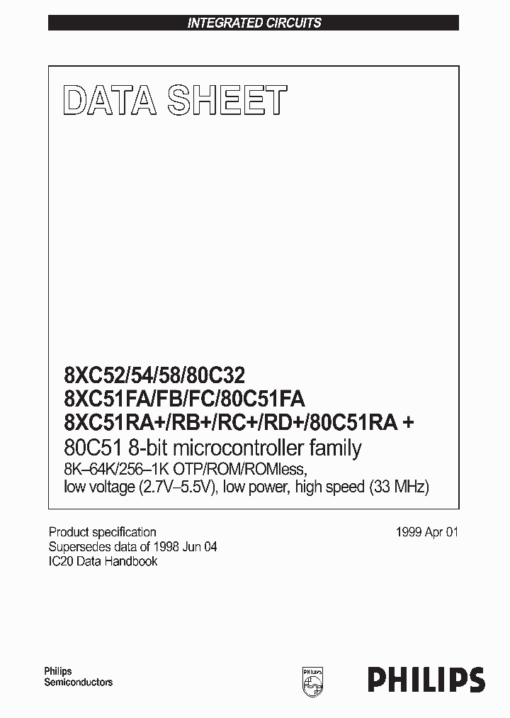 8XC52_337130.PDF Datasheet