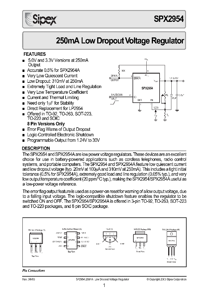 SPX2954N-L-33_255501.PDF Datasheet