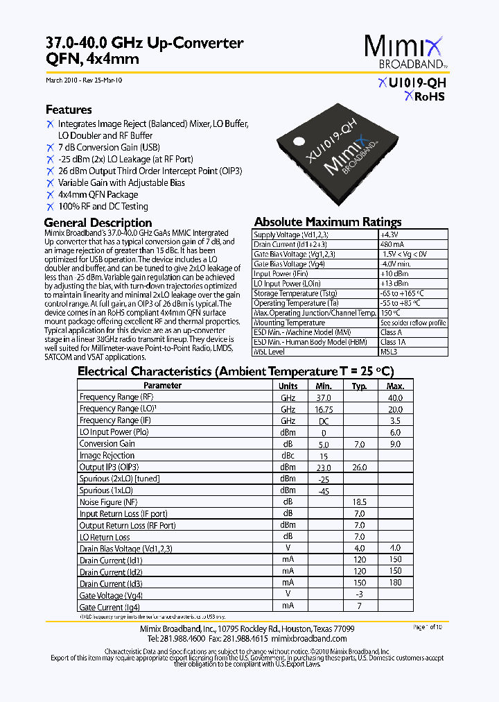 XU1019-QH1003_465017.PDF Datasheet