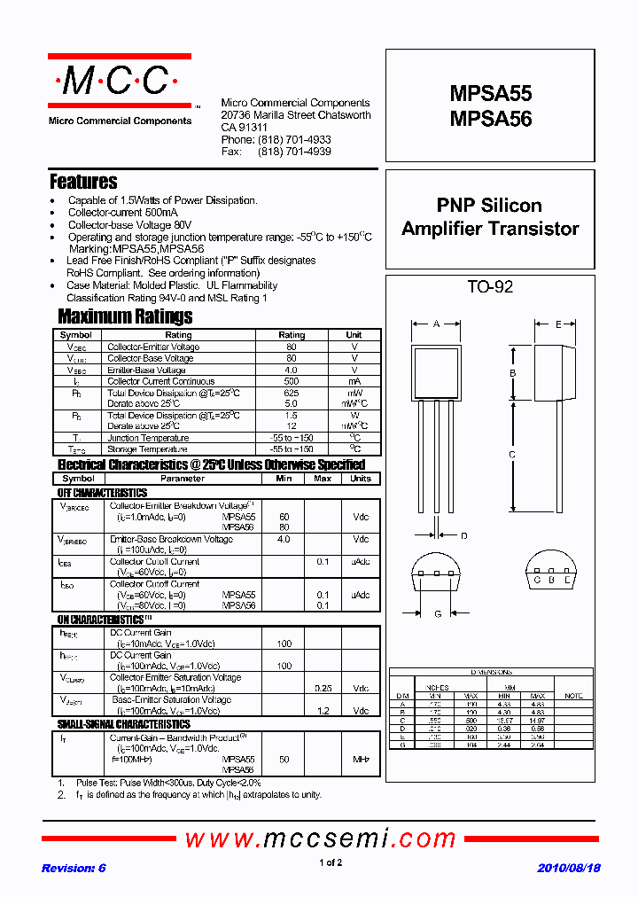 MPSA56-AP_341209.PDF Datasheet