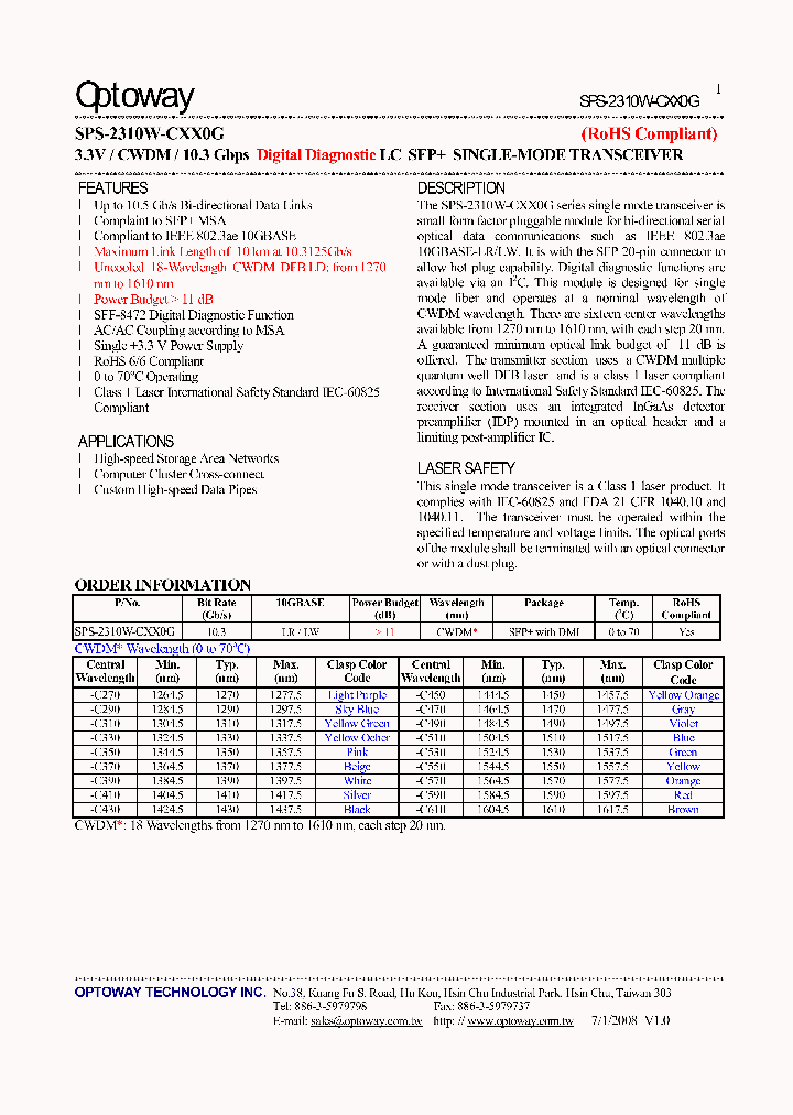 SPS-2310W-CXX0G_566614.PDF Datasheet