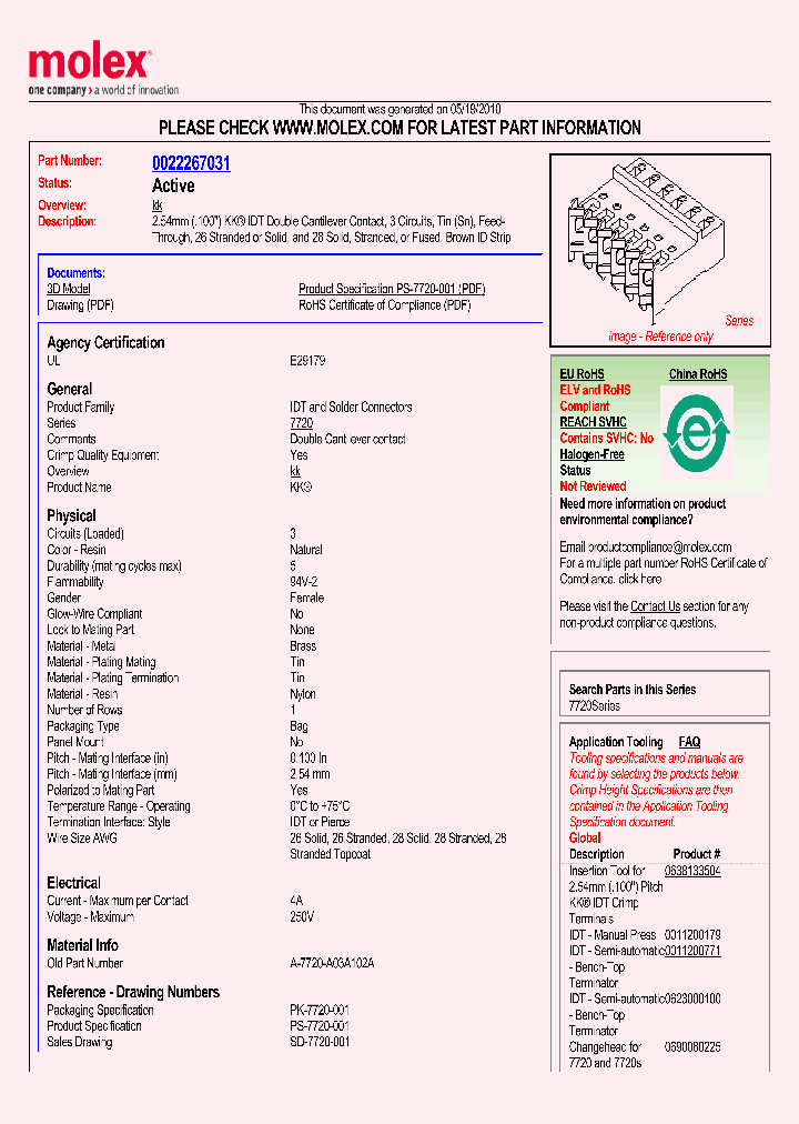 22-26-7031_607615.PDF Datasheet