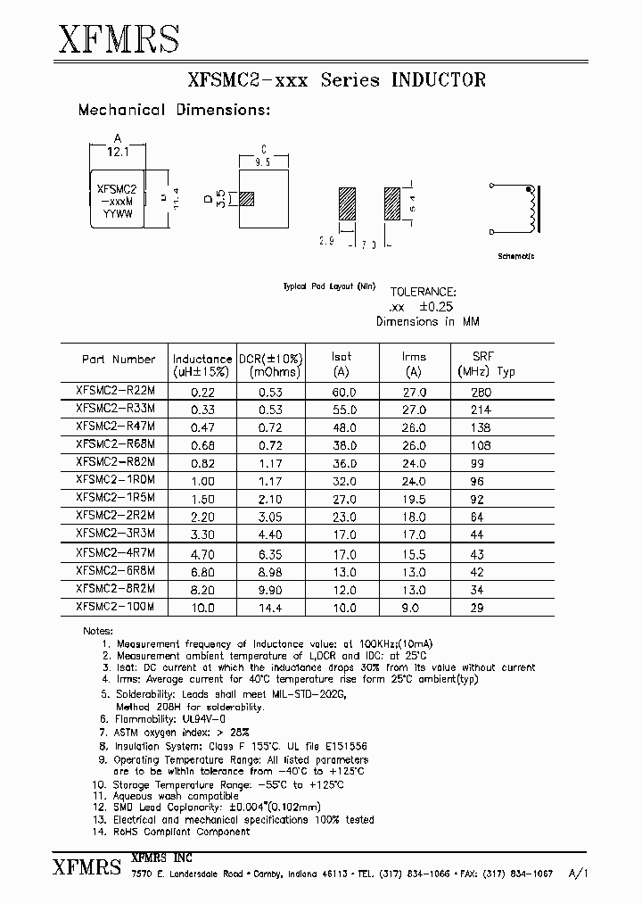 XFSMCX-100M_615435.PDF Datasheet