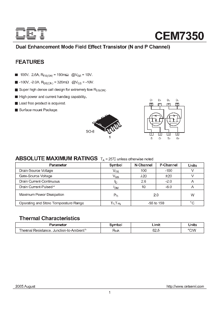 CEM7350_622155.PDF Datasheet