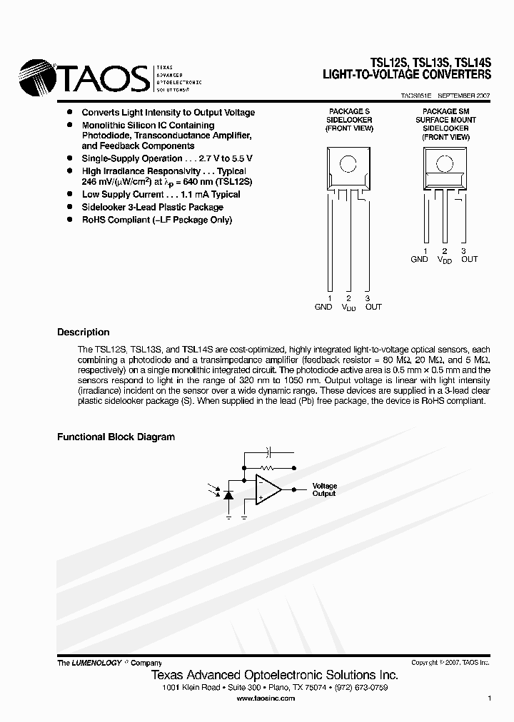 TSL12S-LF_354216.PDF Datasheet