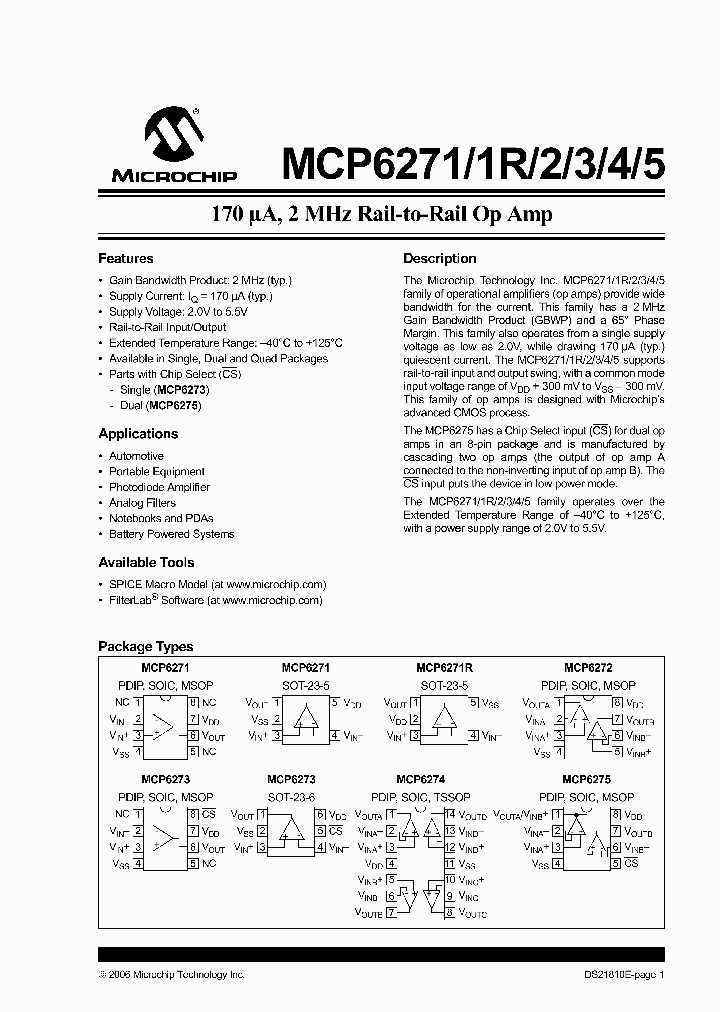 MCP6275-EMS_355827.PDF Datasheet