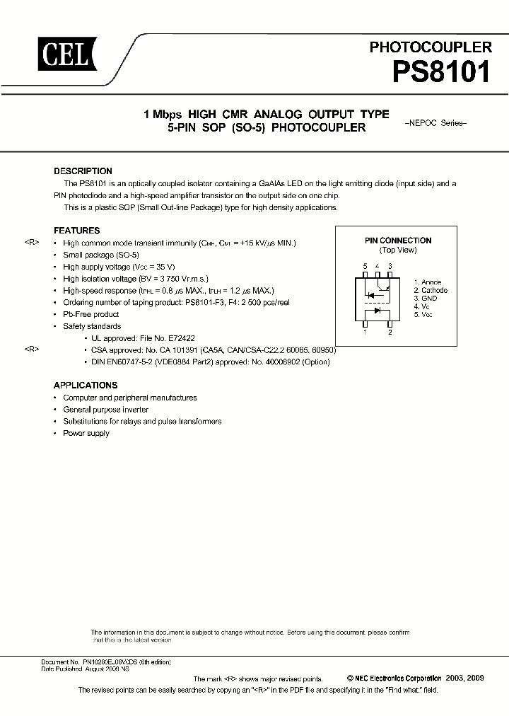 PS8101_362760.PDF Datasheet