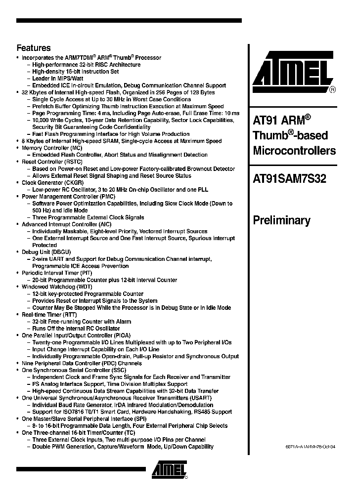 AT91SAM7S32-AI_296890.PDF Datasheet