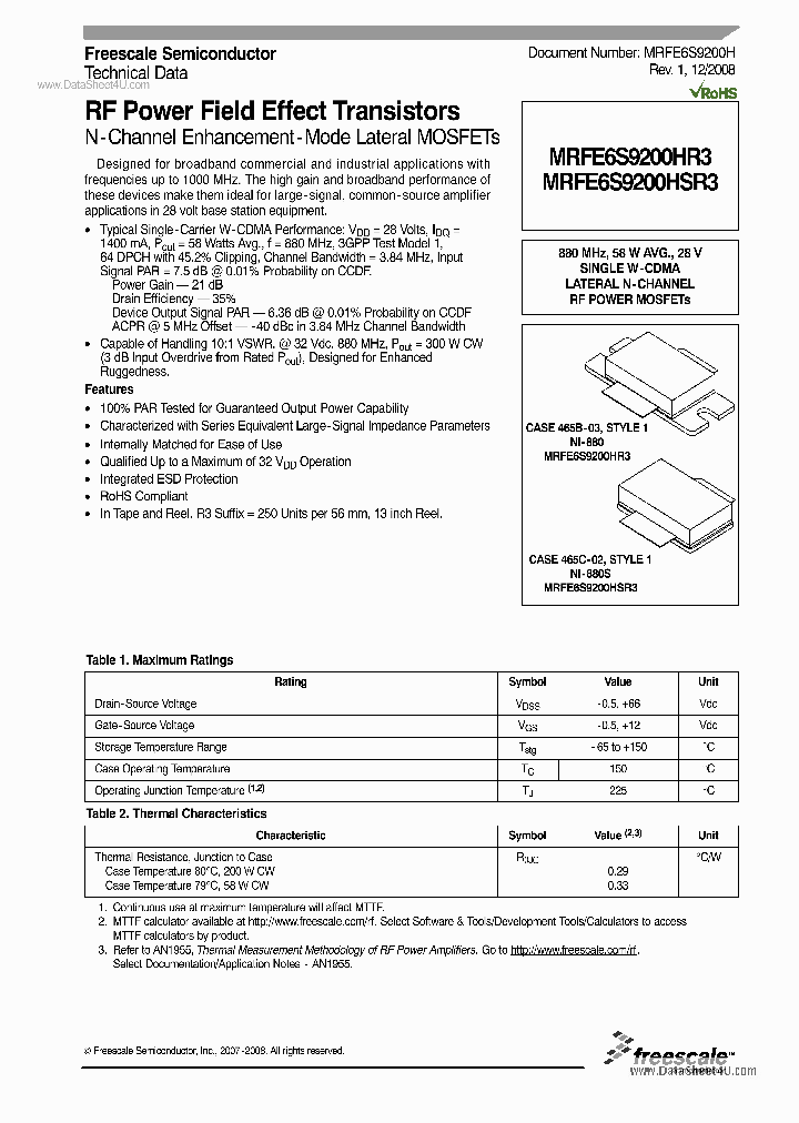 MRFE6S9200HR3_291564.PDF Datasheet