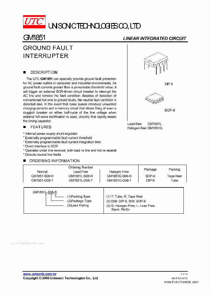 GM1851_305686.PDF Datasheet