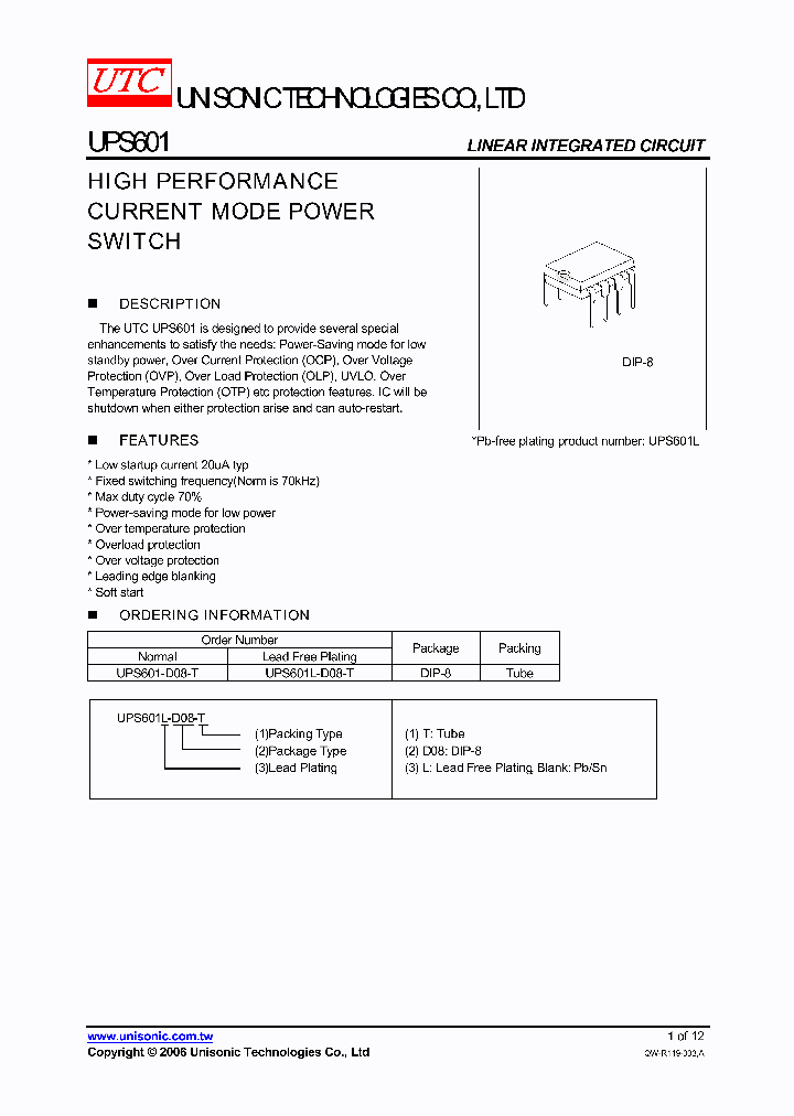 UPS601-D08-T_380051.PDF Datasheet