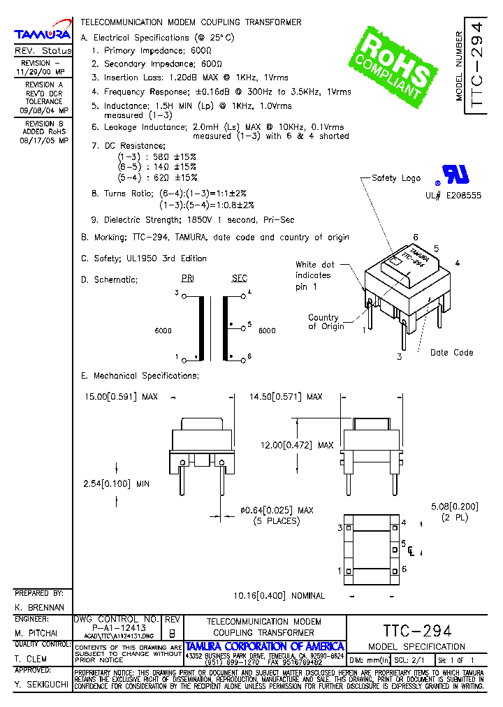 TTC-294_383049.PDF Datasheet