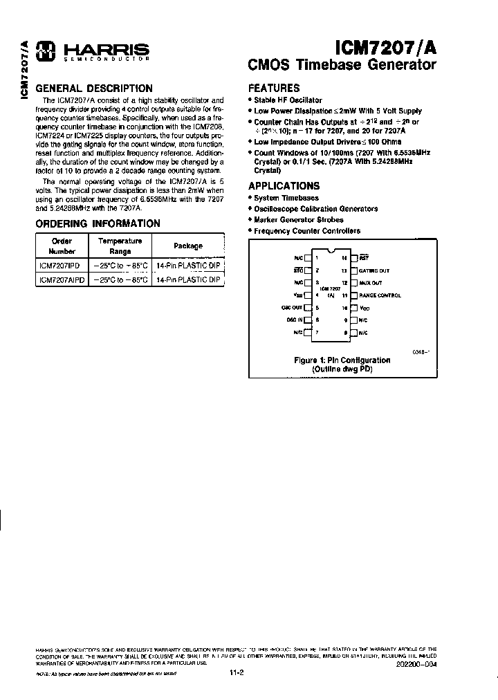 ICM7207_319926.PDF Datasheet