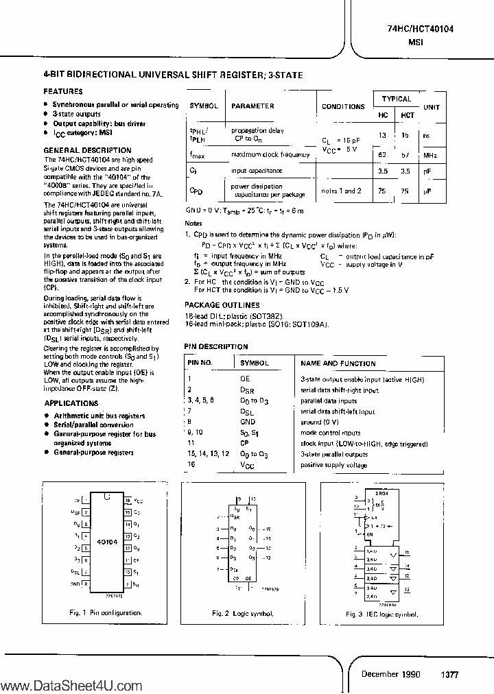 PC74HC40104_320324.PDF Datasheet