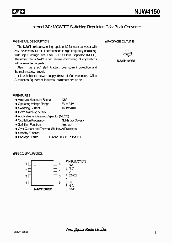 NJW4150_743396.PDF Datasheet