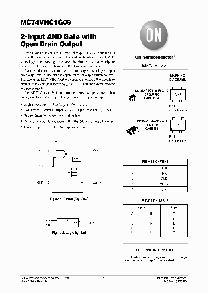 MC74VHC1G09-D_375794.PDF Datasheet