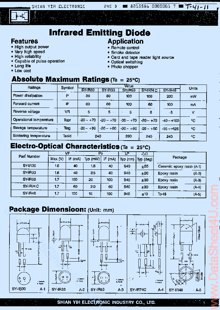 SY-IR30_390824.PDF Datasheet