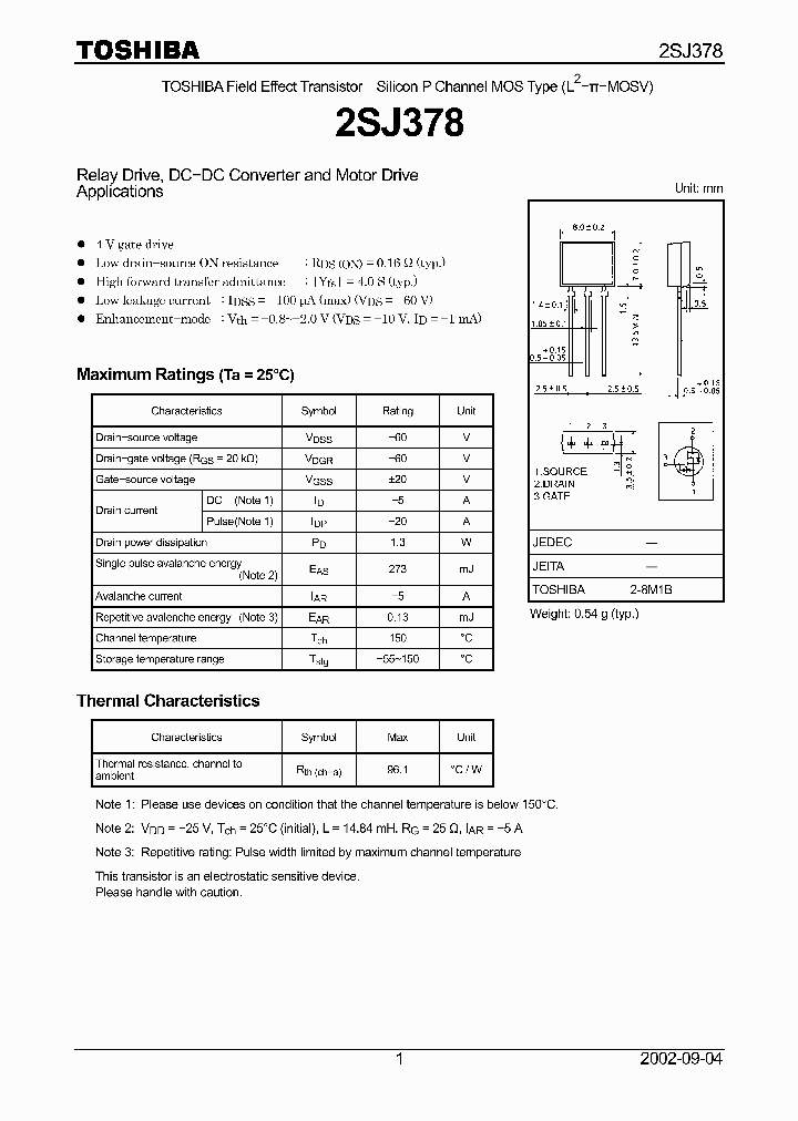 2SJ378_402323.PDF Datasheet