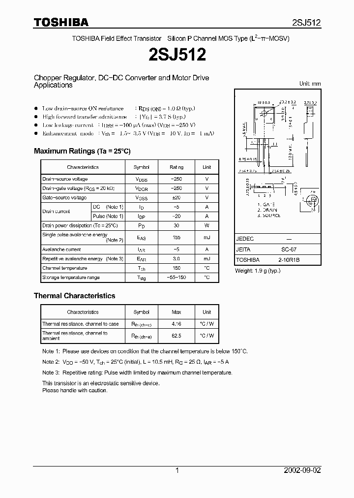 2SJ512_402334.PDF Datasheet