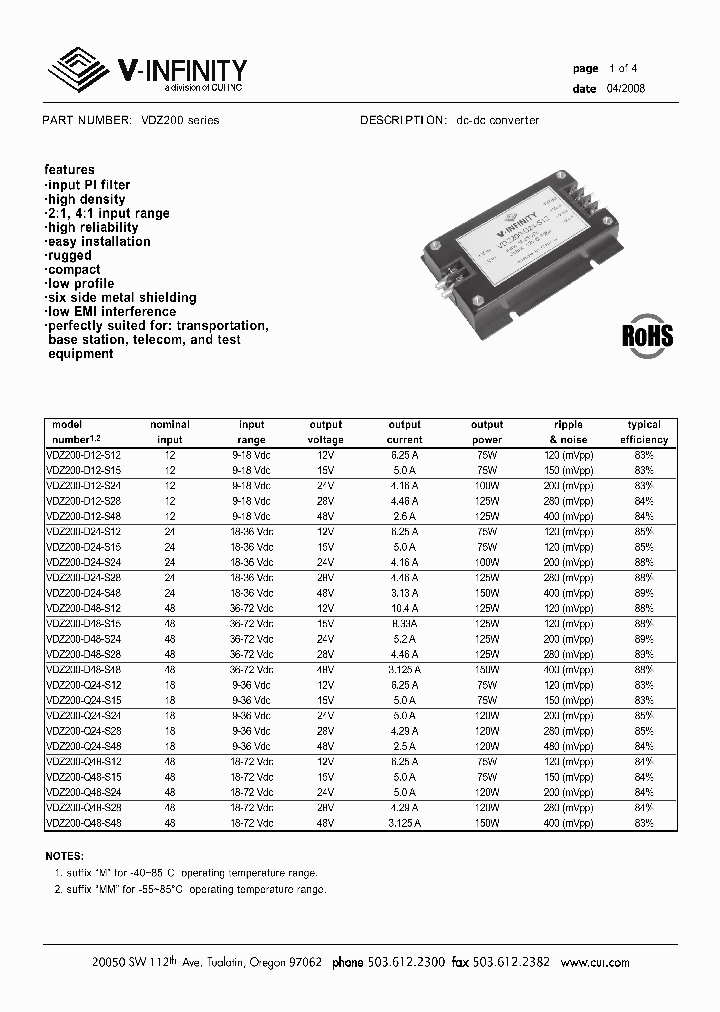 VDZ200-D24-S24_768132.PDF Datasheet