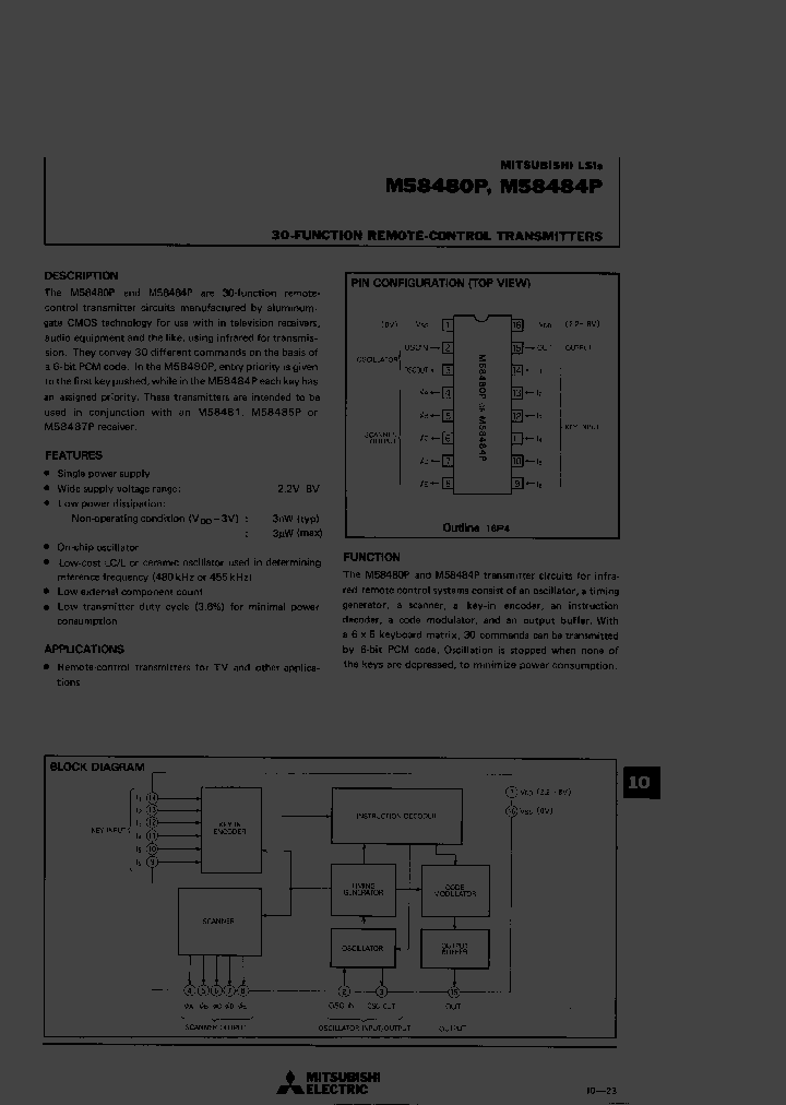 M58484P_419850.PDF Datasheet