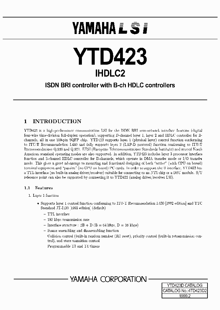 YTD423-S_445472.PDF Datasheet
