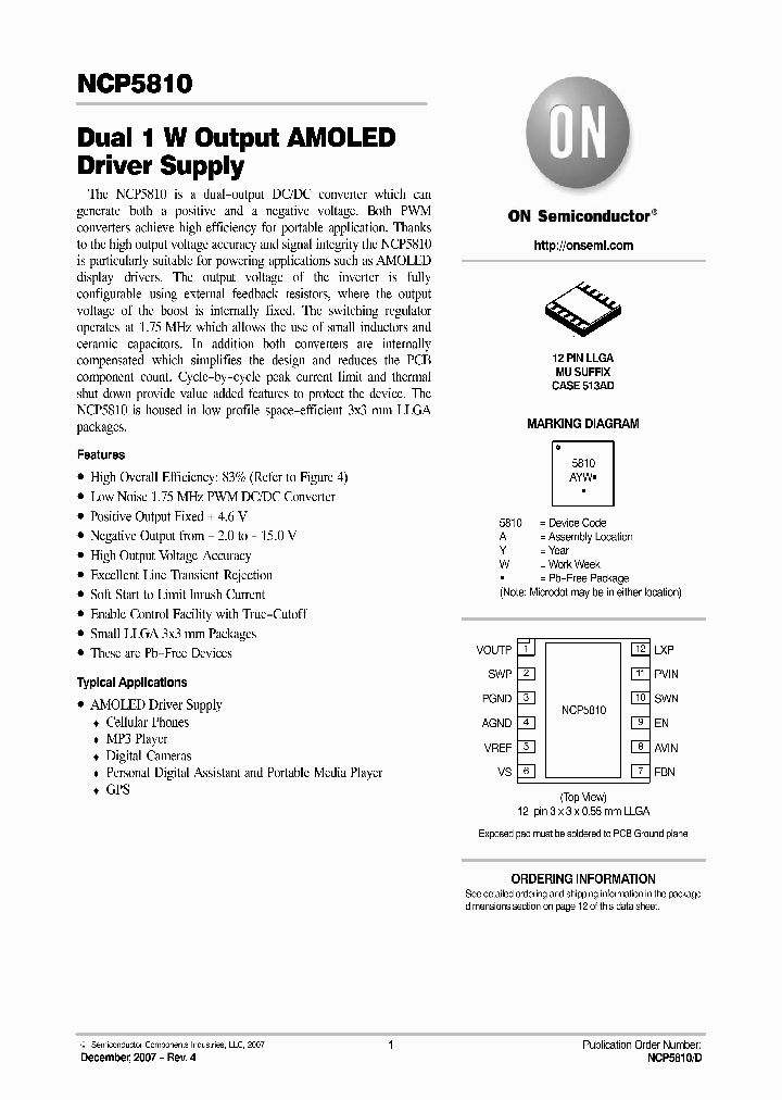 NCP5810MUTXG_457997.PDF Datasheet
