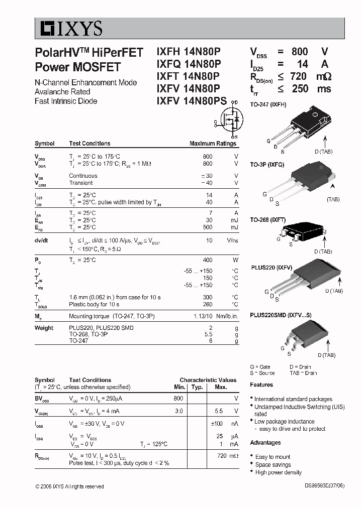 IXFT14N80P_793758.PDF Datasheet