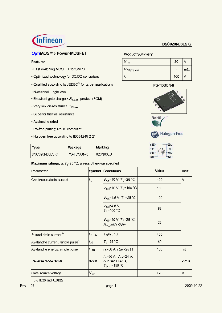 SBC020N03LSG_799455.PDF Datasheet