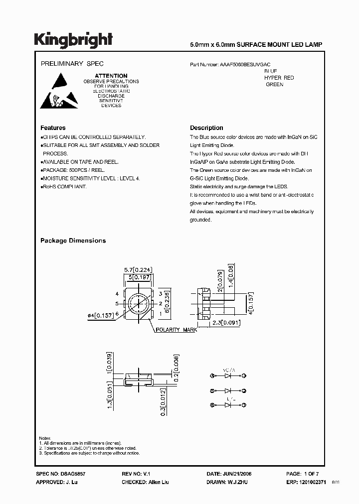 AAAF5060BESUVGAC_422479.PDF Datasheet