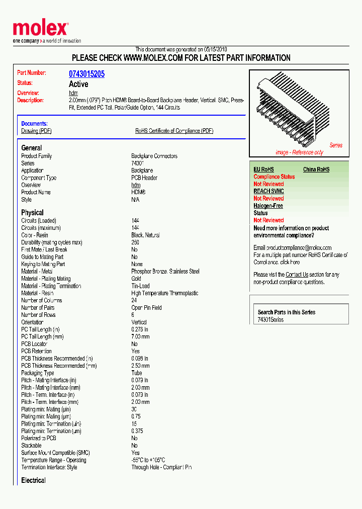 74301-5205_801255.PDF Datasheet