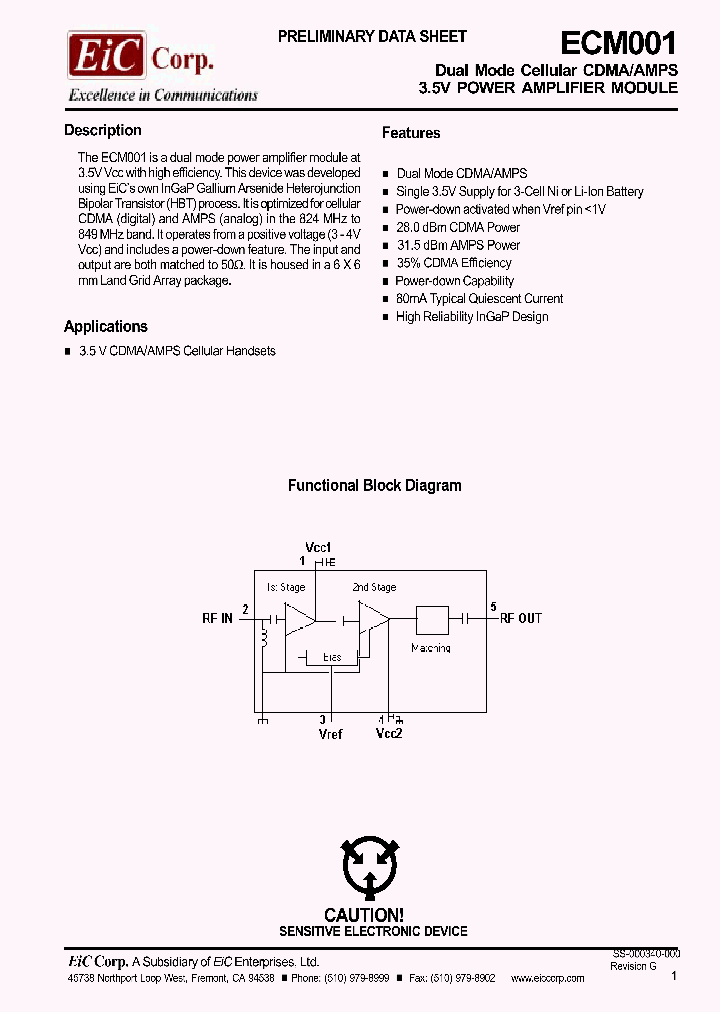 ECM001_483937.PDF Datasheet