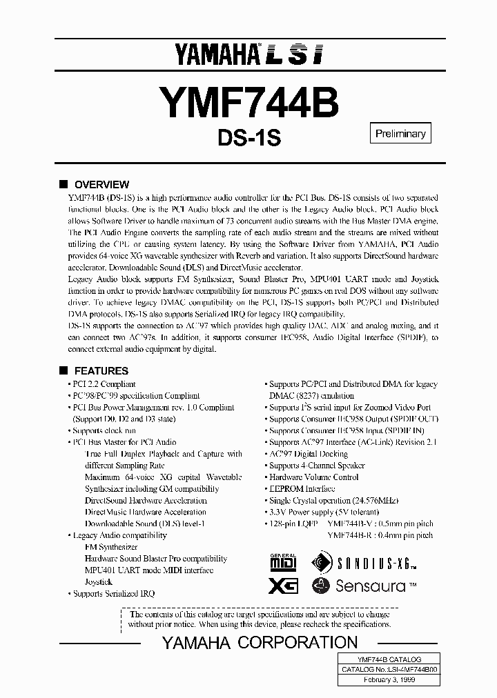 YMF744B_860001.PDF Datasheet