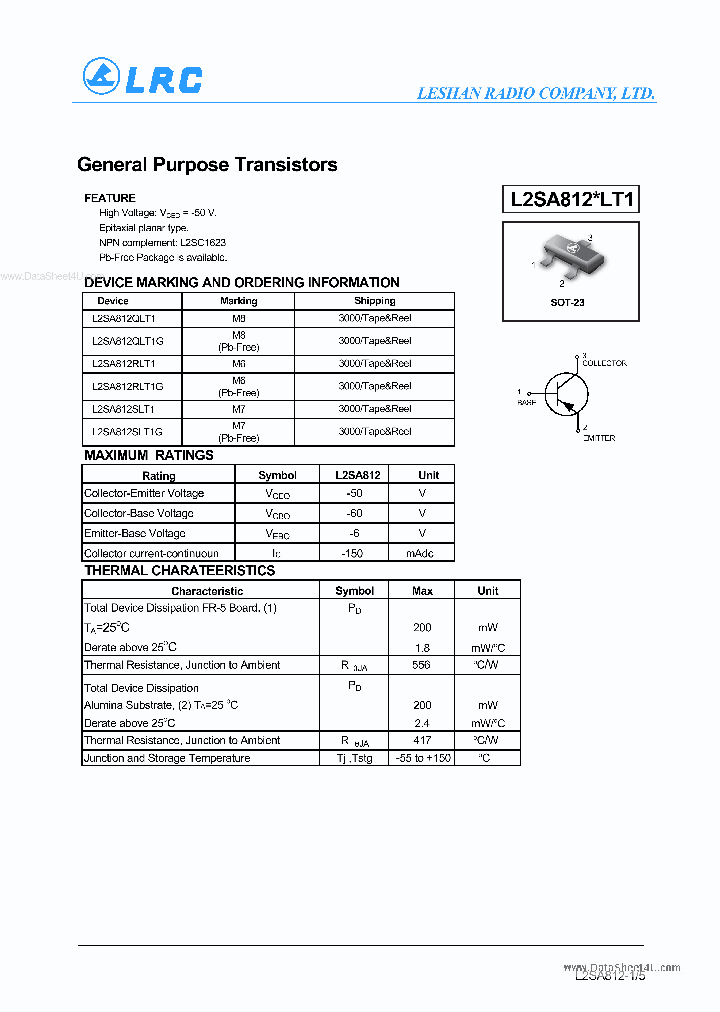 L2SA812XLT1_451601.PDF Datasheet