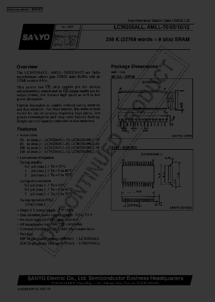 LC36256AMLL-10_509445.PDF Datasheet