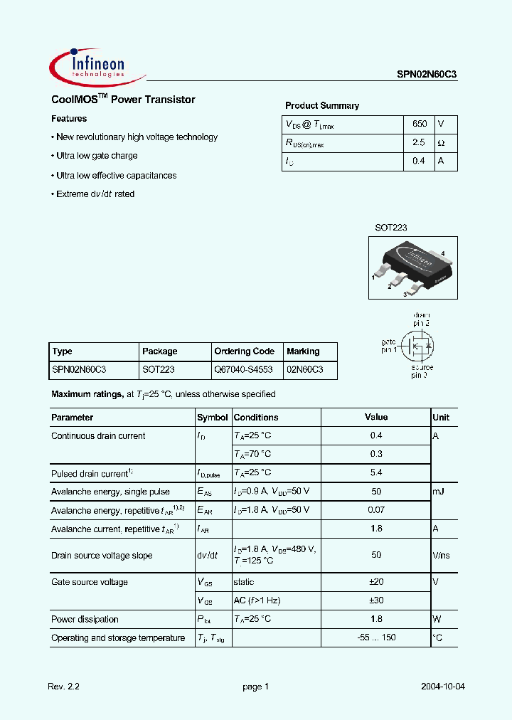 SPN02N60C3_517254.PDF Datasheet