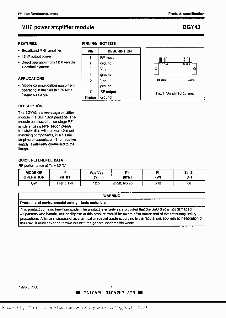 BGY43_496338.PDF Datasheet